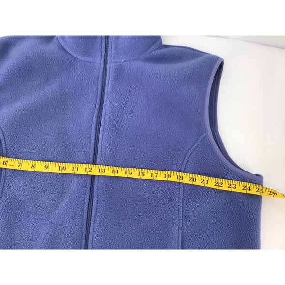 L.L.Bean Polartec Vest Jacket Blue Outdoor Activewear - Picture 6 of 12